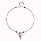 Short pendant necklace with dragonfly