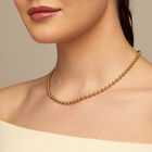 Beaded chain necklace