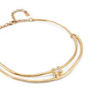 Choker necklace with white cubic zirconia