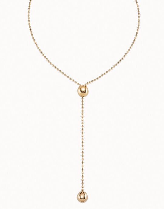 Long adjustable chain necklace