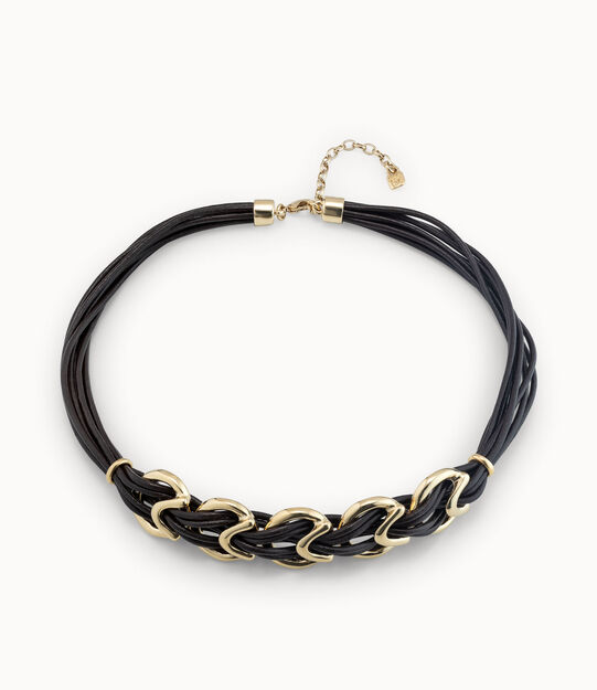 Necklace StepByStep, Golden, large