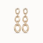 Drop earrings with 3 links