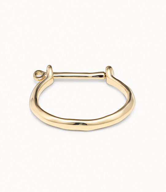 18K gold-plated bangle bracelet