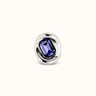 Ring with purple crystal