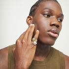 Ring with sphere shape
