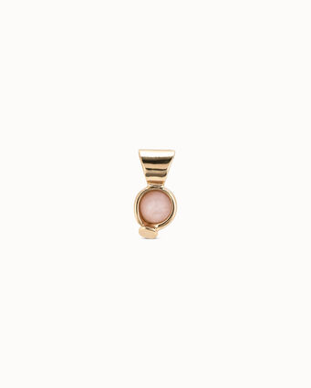 18K gold-plated charm with pearl