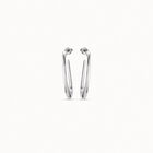 Oval hoop earrings