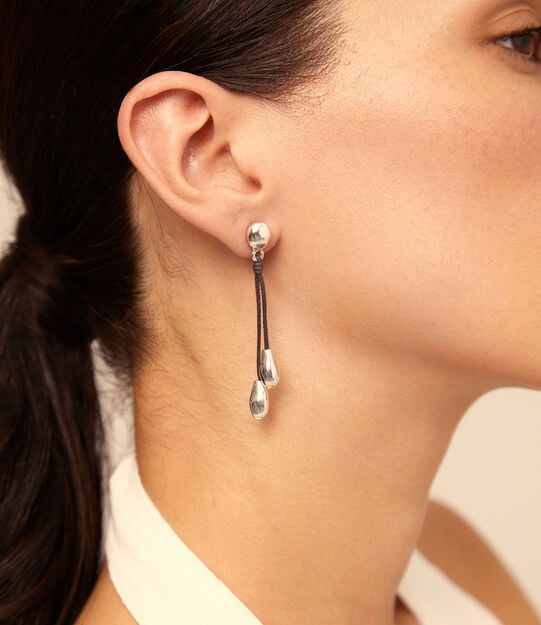 EarRing TE QUIERO A GOTAS, Silver, large