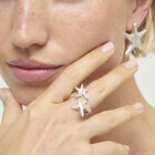 Intertwined starfish ring