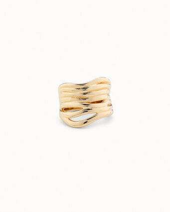 18K gold-plated handmade ring