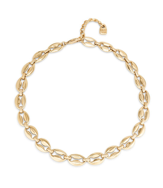 18K gold-plated necklace with small links