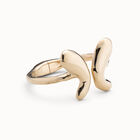 Bangle bracelet  with a central butterfly
