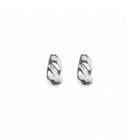 Chunky Twisted Stud Earrings