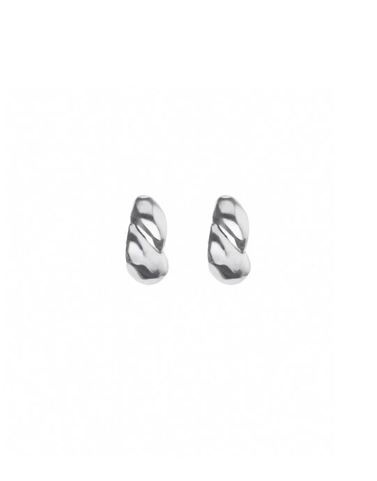 Chunky Twisted Stud Earrings
