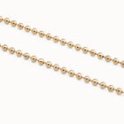 Beaded chain necklace
