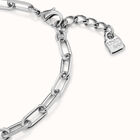 Short oval link chain necklace