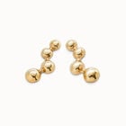 Drop earrings with beads