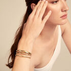 Triple curved bangle bracelet