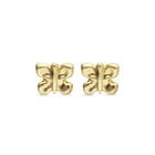 Stud earrings with a butterfly shape