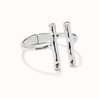 Bangle bracelet with two long tubes