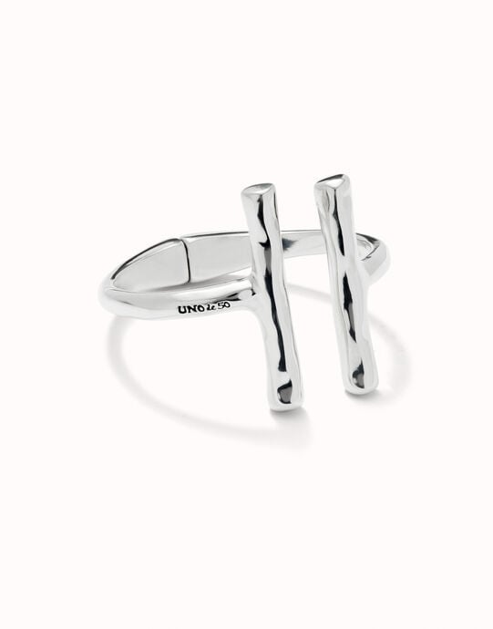 Bangle bracelet with two long tubes
