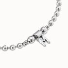Short beaded chain charm necklace