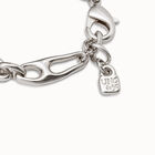 Pulsera ba&ntilde;ada en oro de 18 k de eslabones y cierre de mosquet&oacute;n