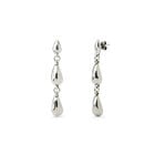 Linked Teardrop Drop Earrings