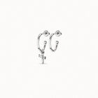 Hoop charm earrings