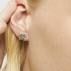 Stud earrings with a butterfly shape