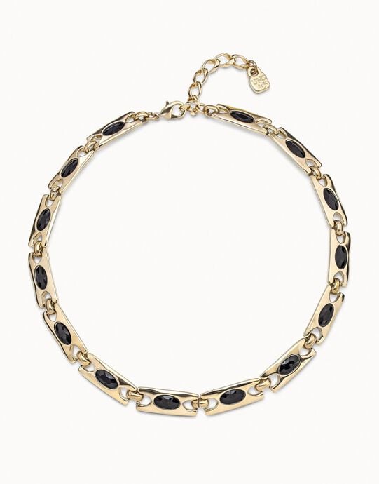 Necklace The Crown, Golden, large