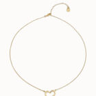 Chain pendant necklace  with heart