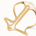 Cuff bracelet with manta ray structure