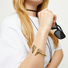 Cuff bracelet with wing detail