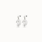 Drop earrings with pearl