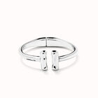Bangle bracelet with two tubes