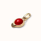 Charm with red stone