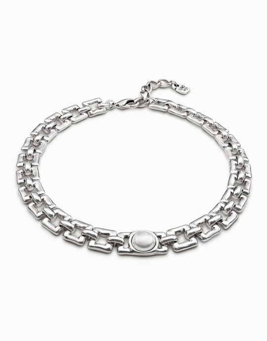 Necklace Linda, Silver, large