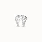 Ring with wing design