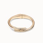 Tubular shaped bangle bracelet