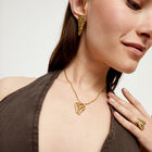 Short necklace with wing detail