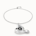 Midsize chain pendant necklace with a large heart