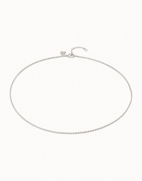 Short chain charm necklace
