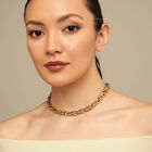 Rectangular links chain necklace