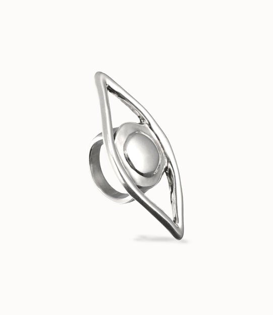 Big eye-shaped ring