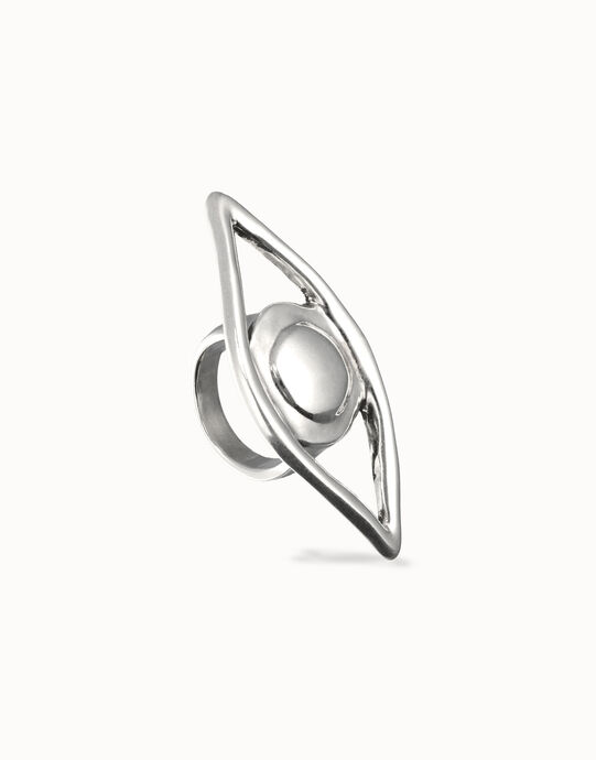 Big eye-shaped ring