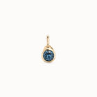 Circular charm with crystal