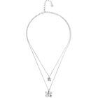 Double necklace with butterflies