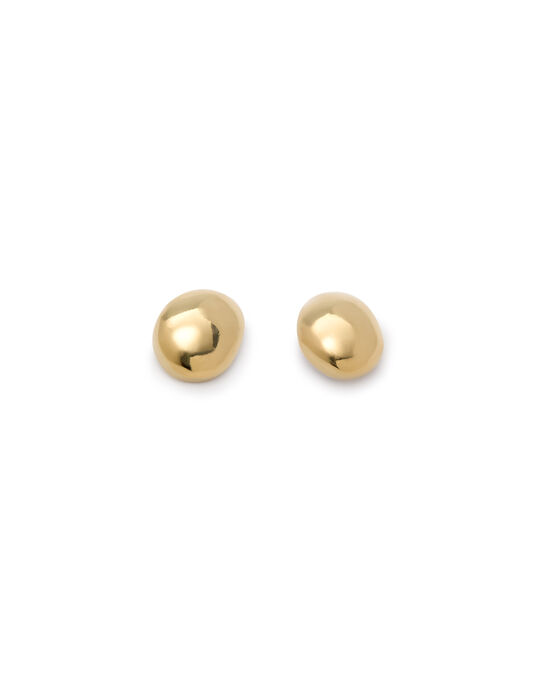Chunky Bean Stud Earrings