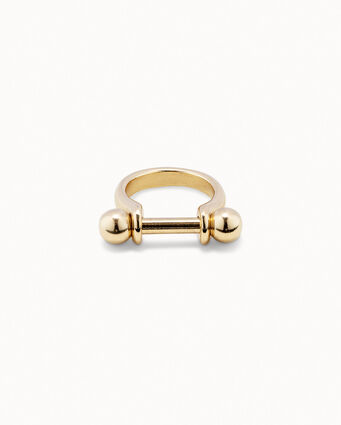 18K gold-plated ring